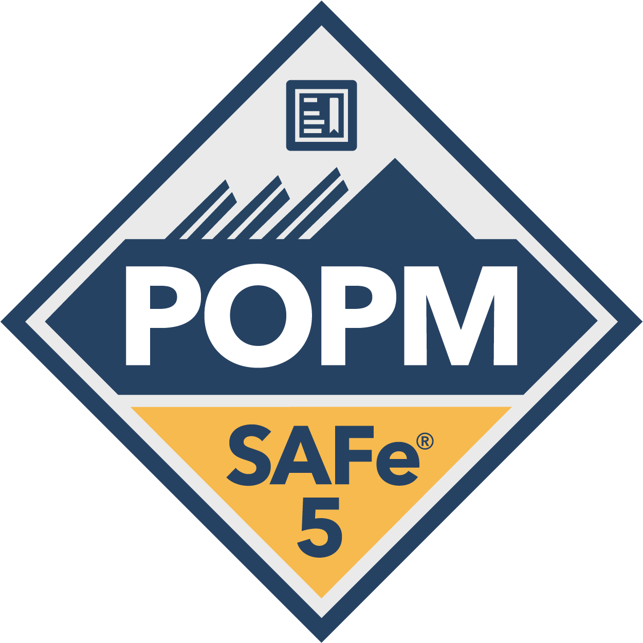 SAFe 5 Product Owner/Product Manager certification badge