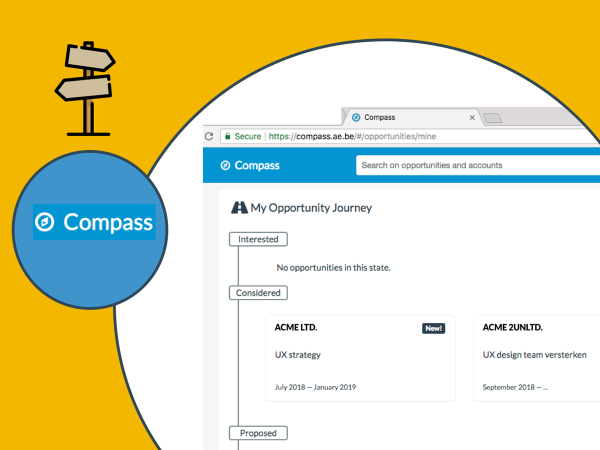 Talent onboarding flow binnen het AE platform